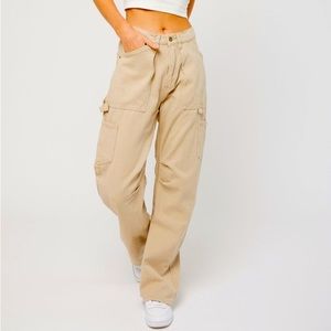 Lioness Miami Vice pants -tan